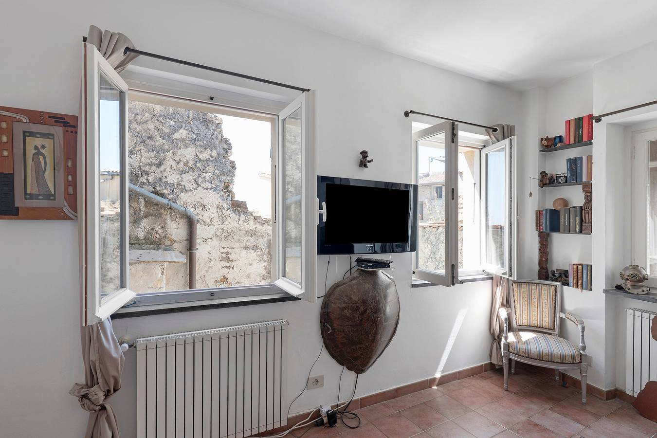 Ferienhaus 'Montegrazie' mit Meerblick, privater Terrasse und Wlan in Montegrazie, Imperia