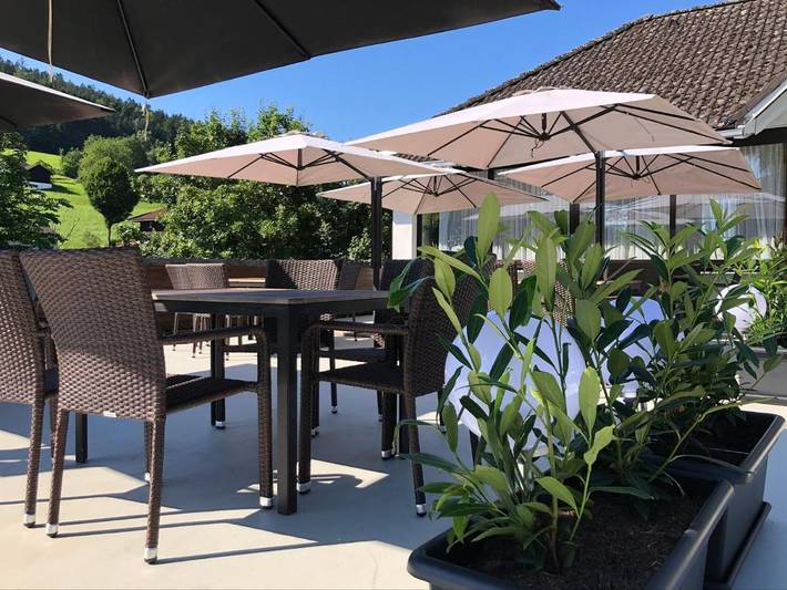 Hotel für 2 Personen, mit Terrasse und Garten