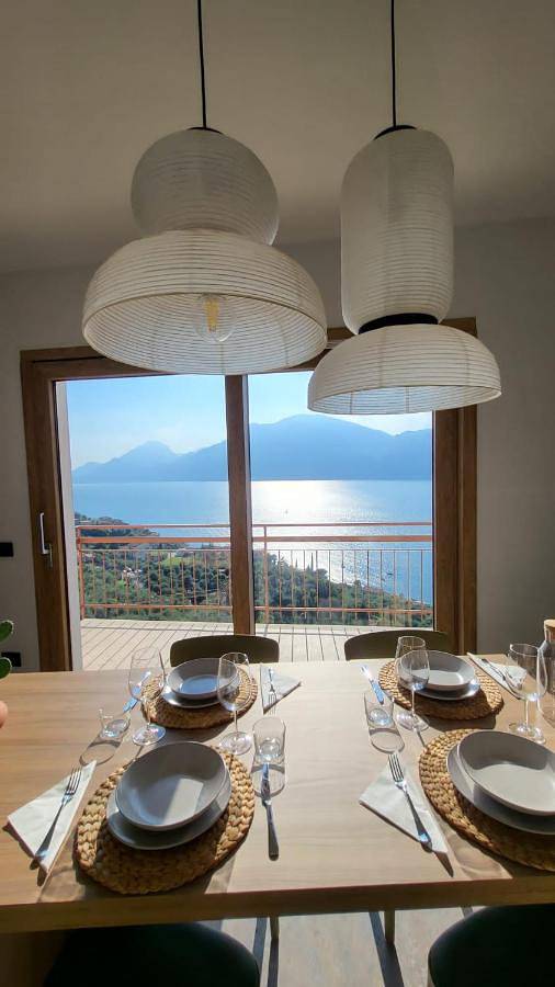 Ferienhaus für 4 Personen, mit Garten und Seeblick sowie Ausblick
