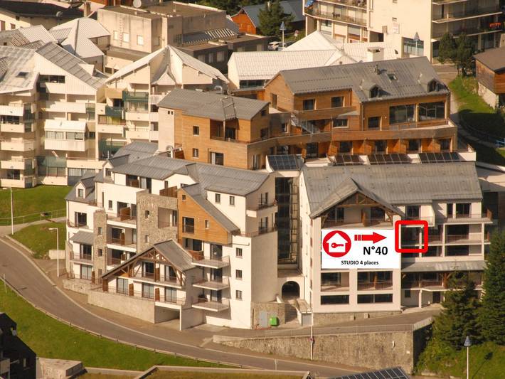 Gîte pour 4 personnes, avec balcon et piscine, animaux acceptés dans Gourette - 4