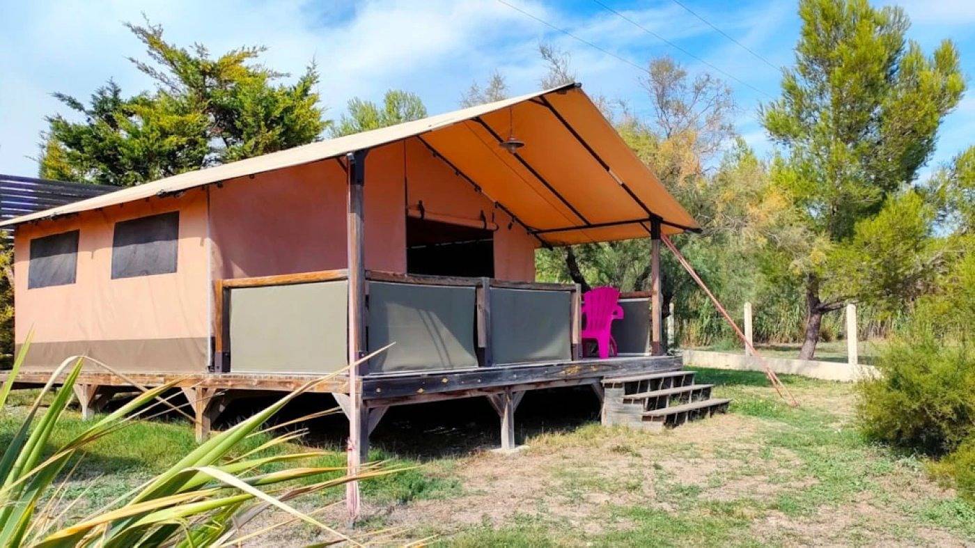 Zecamping 3* pataugeoire piscine locatif 20m2 5 pers in Saint-Mitre-les-Remparts, Istres en omgeving