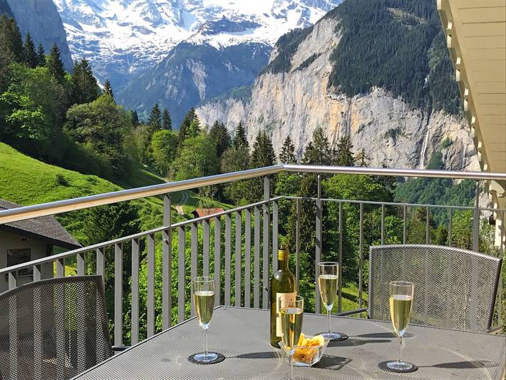 Gîte pour 4 personnes, avec balcon dans Wengen - 4