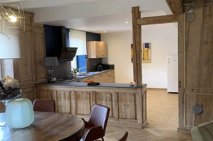 Gîte pour 6 personnes, avec terrasse dans Mittelschaeffolsheim