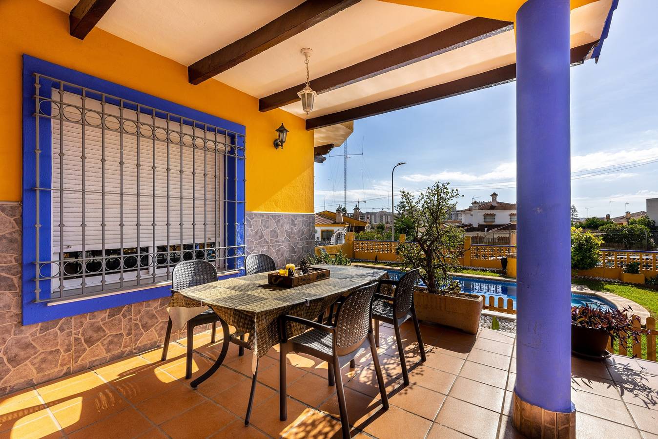 Ferienhaus "Milestone House" mit Pool, Terrasse, Balkon, Klimaanlage & Wlan in Rincón de la Victoria, Cordillera Penibética