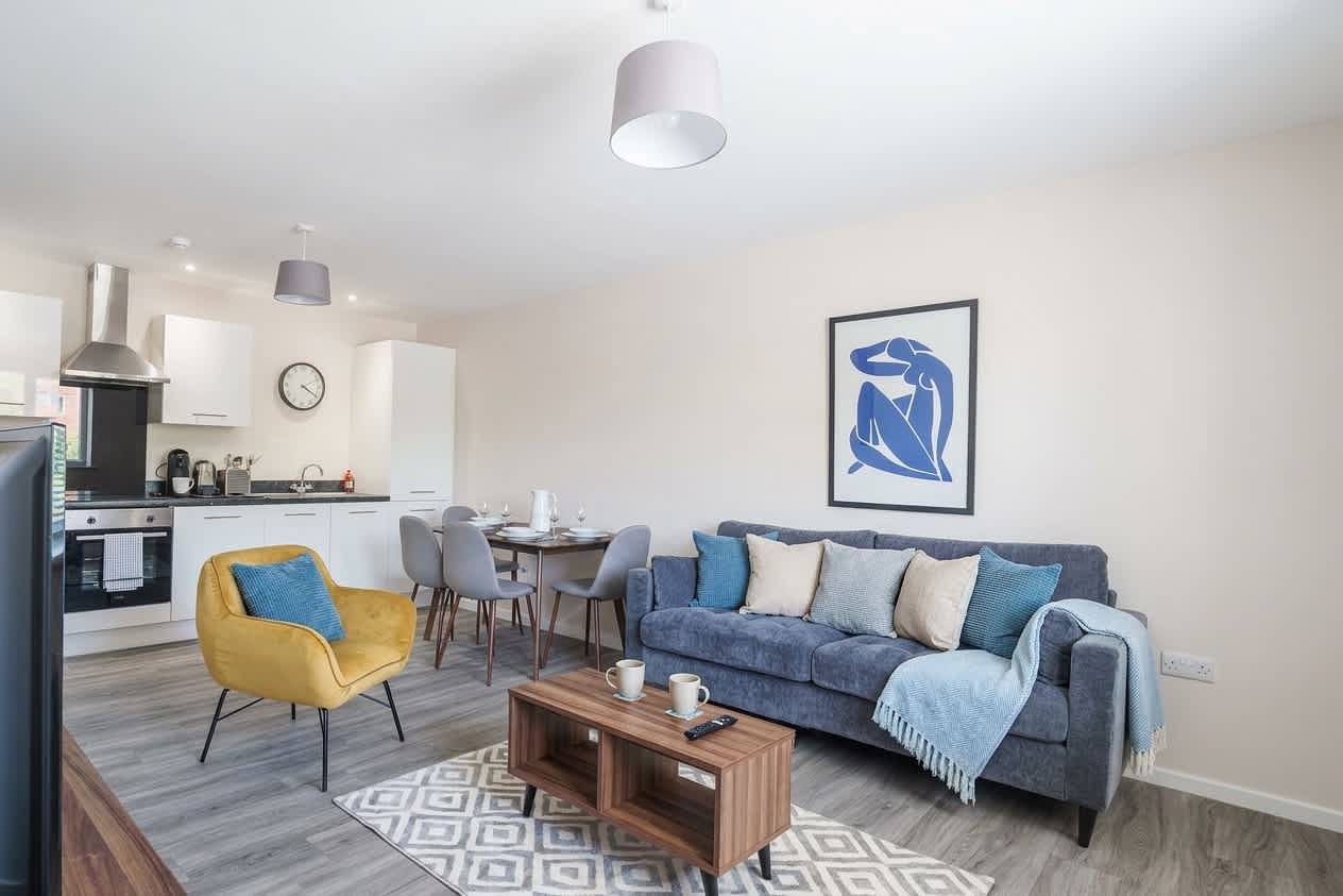 Appartement entier, Sunny & Spacious 2-Bedroom Apartment, Manchester in Grand Manchester