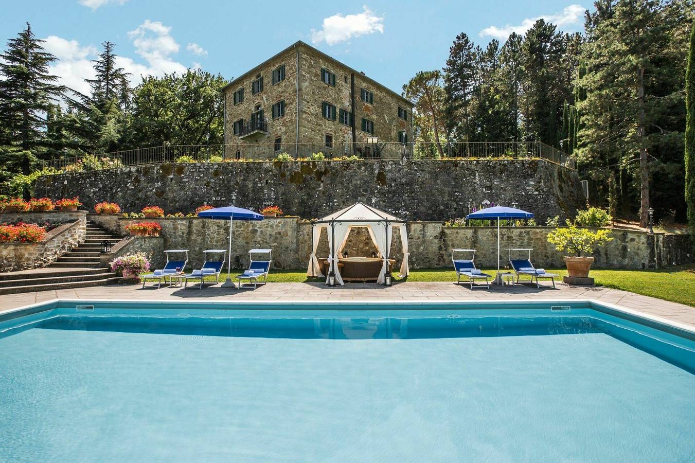 Villa für 12 Personen mit Balkon in Monterchi, Valtiberina