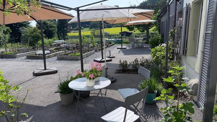 Maison d’hôte pour 2 personnes, avec Terrasse ainsi que Jardin et Vue