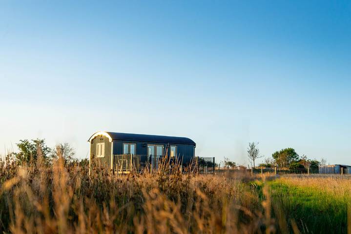 Hut for 2 people, with garden, with pets in Carmarthenshire