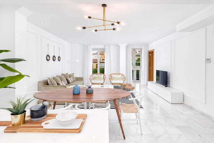 Loft voor 4 personen, met terras en uitzicht in Malaga