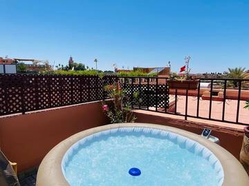 Hôtel pour 2 personnes, avec jacuzzi et terrasse dans Jemaa el-Fnaa