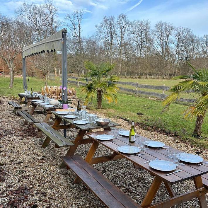 Location de vacances pour 38 personnes, avec jardin et piscine à Saint-Privé - 4