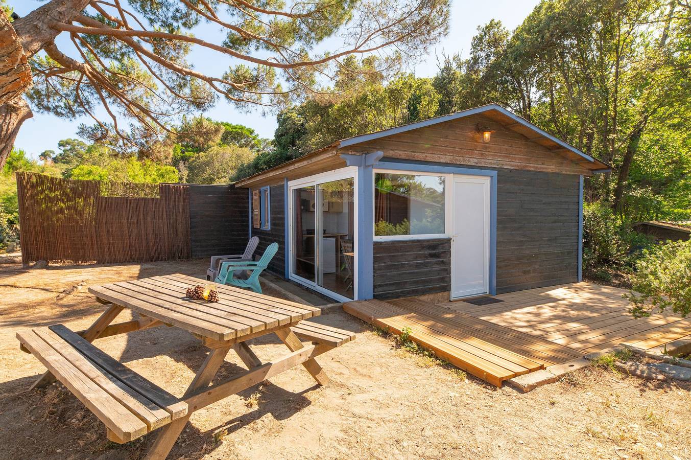 Chalet Dune Sud mit Meerblick und privater Terrasse in Prunete, Cervione