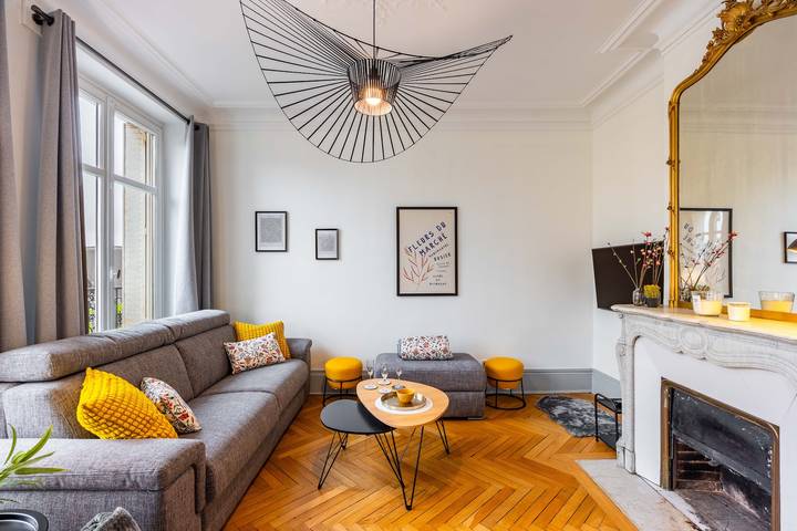 Appartement entier, Le Chic de Foch - 5min à Pied de la Gare in Nancy, Région de Nancy