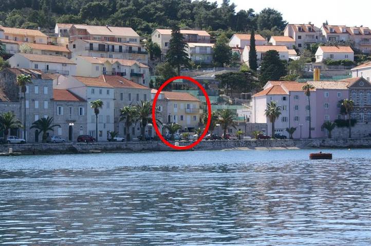 Maison d’hôte pour 2 personnes, avec balcon en Korcula