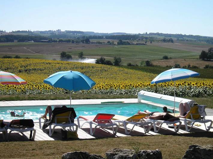 Chalet pour 4 personnes, avec vue et piscine dans le Gers - 4