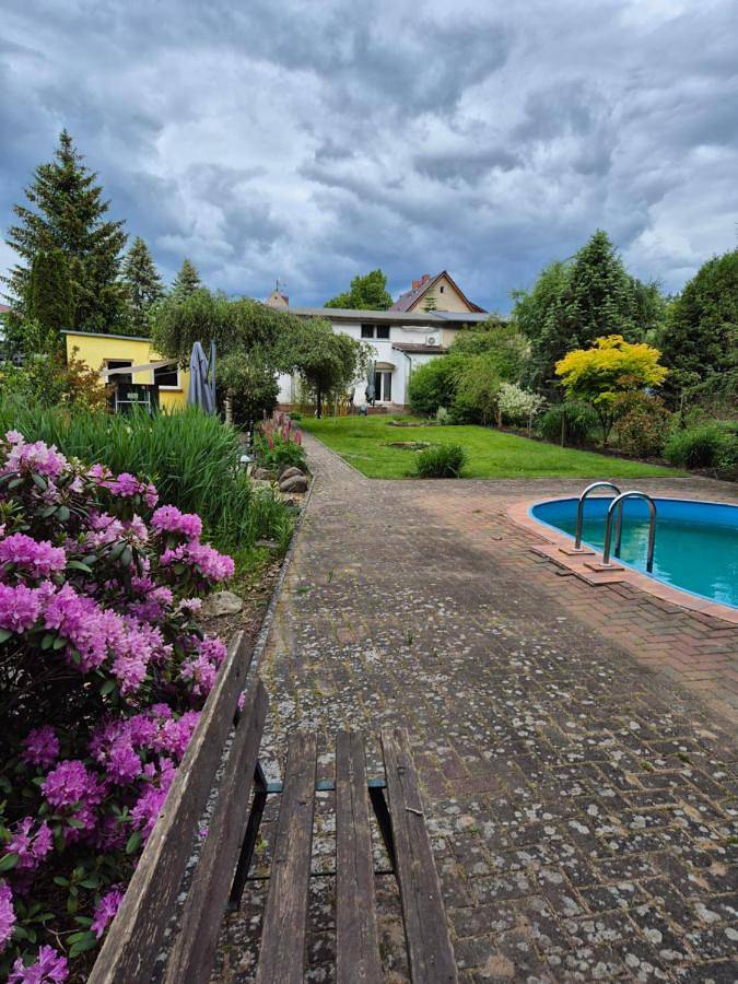 Ferienwohnung für 3 Personen, mit Garten und Ausblick sowie Pool in Joachimsthal