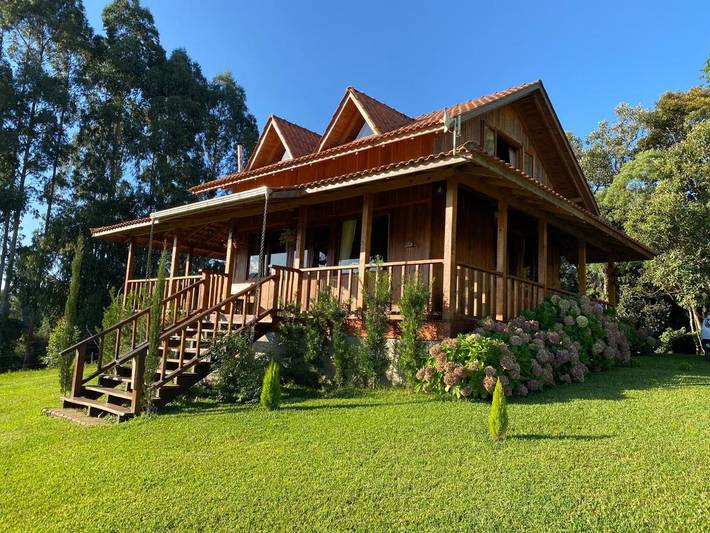 Lodge für 7 Personen, mit Seeblick und Garten sowie Ausblick - 1