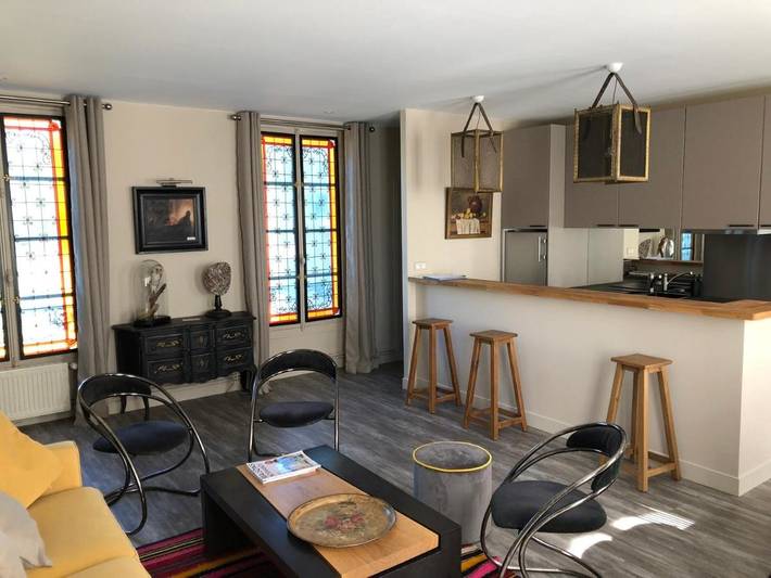 Maison de vacances pour 3 personnes, avec jardin et vue