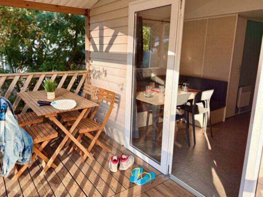 Camping Paradis - Les Rochelets  - Mobilheim 4 personen - Cottage Loggia 2 Zimmer in Saint-Brevin-les-Pins, Côte de Jade