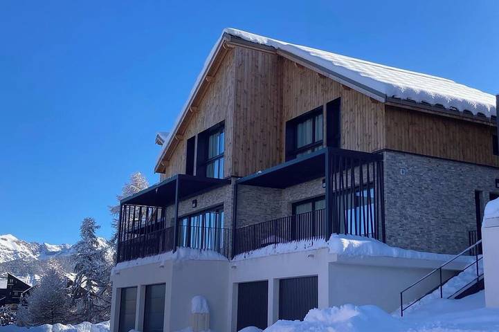 Chalet pour 7 personnes, avec terrasse à Risoul