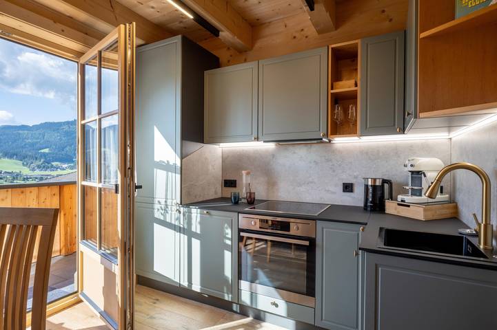 Geheel vakantieappartement, Appartement, douche, Wc, 2 slaapkamers in Ellmau, Kaisergebirge