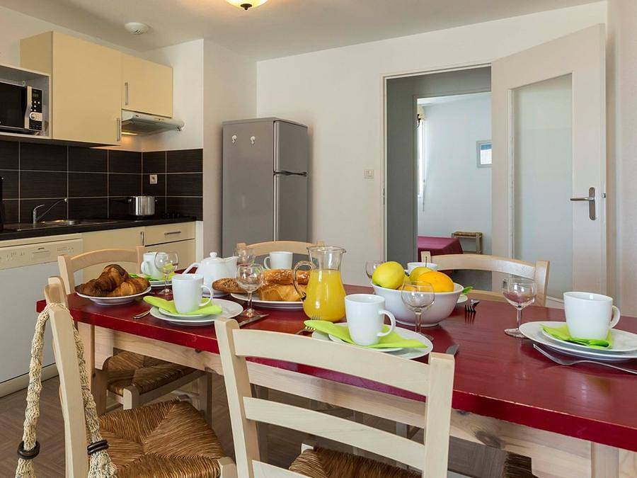 Résidence Odalys Essentielle Domaine des Roches Jaunes - Wohnung 4 personen - 2-Zimmerwohnung 4 Pers. Meerblick in Plougasnou, Ceinture Dorée