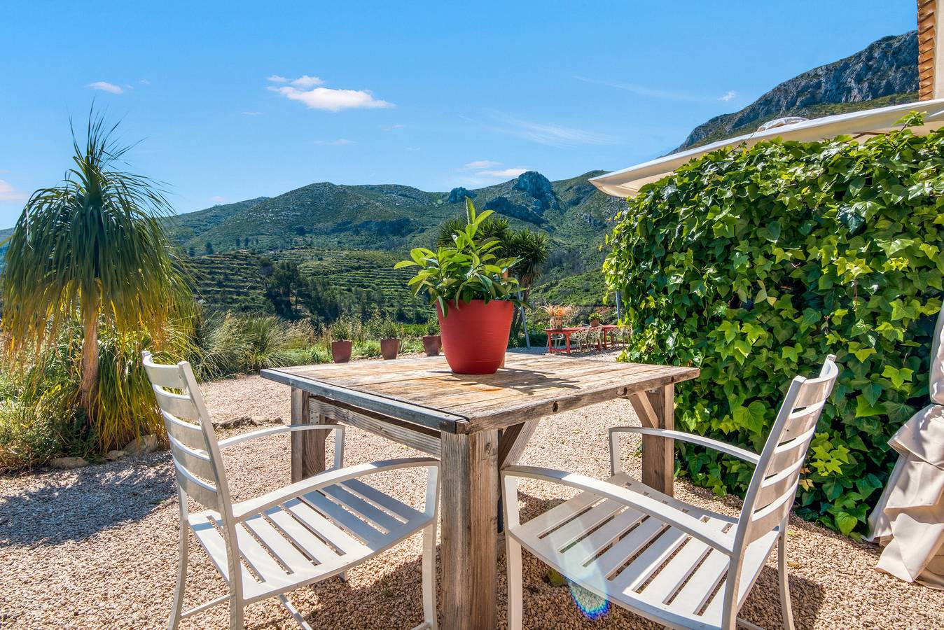 Room 'Ocre' with Mountain View, Wi-Fi and Air Conditioning in Adsubia, Alicante Inland