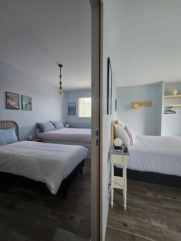 Chambre d’hôte pour 5 personnes, avec balcon et jardin à Pornic - 2