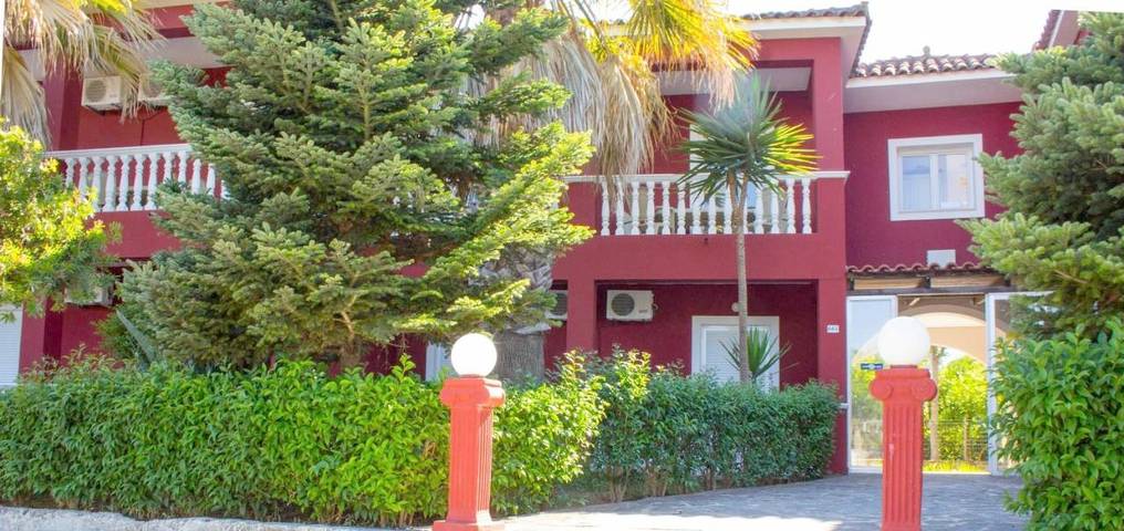 Vakantieappartement voor 6 personen, met tuin en balkon in Laganas