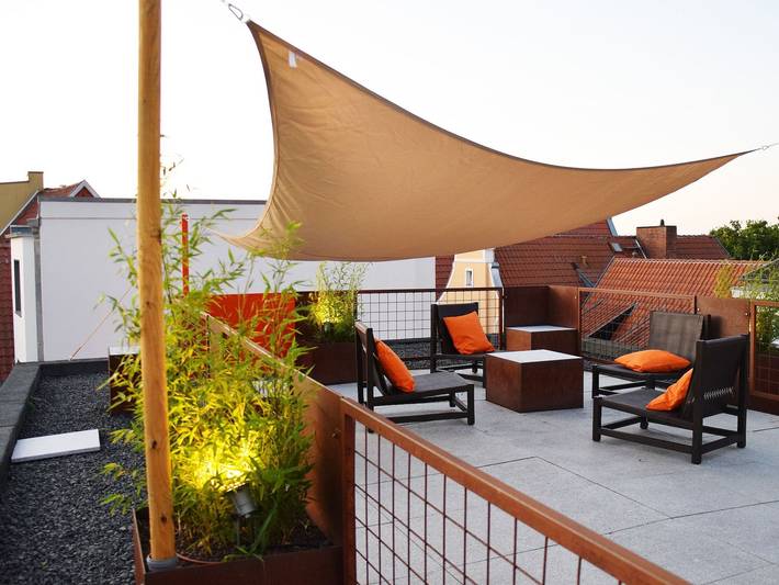Ferienwohnung für 3 Personen, mit Terrasse in Stralsund
