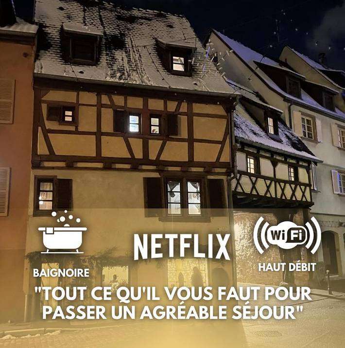 Ferielejlighed for 6 personer, med udsigt i Colmar
