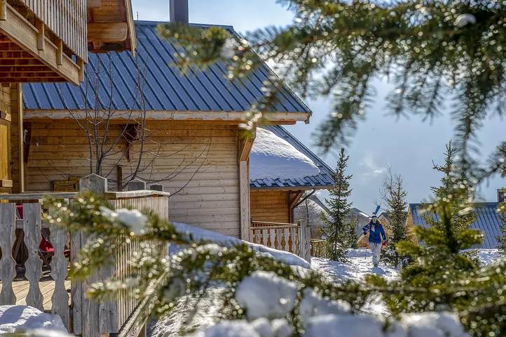 Chalet pour 6 personnes, avec piscine et balcon, animaux acceptés à Fontcouverte-la-Toussuire - 2