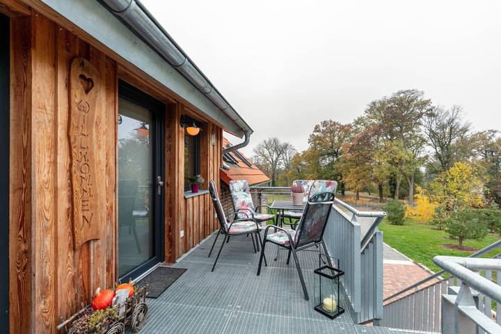 Bauernhof für 4 Personen, mit Seeblick und Garten in Brandenburg