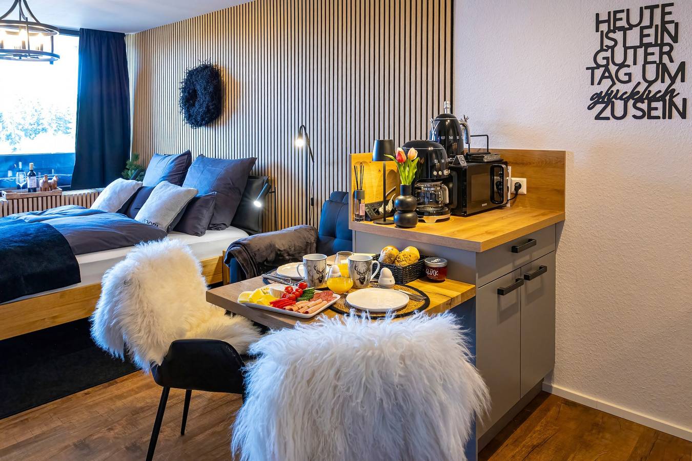 Ganze Wohnung, Apartment „Forest Elegance“ mit Bergblick, Balkon und Wlan in Kniebis, Freudenstadt