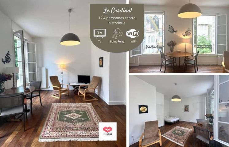 Appartement de vacances pour 4 personnes, avec Jardin