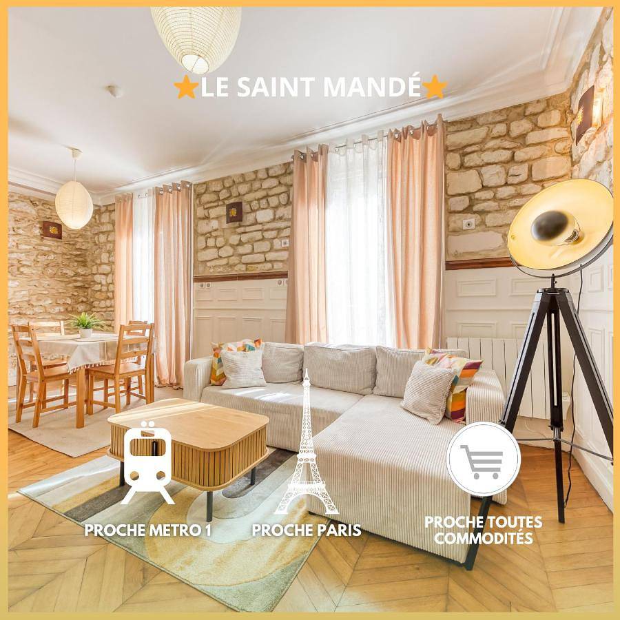 Appartement entier, Le Saint Mandé - Aux Portes de Paris & Vincennes in Saint-Mandé, Val-de-Marne
