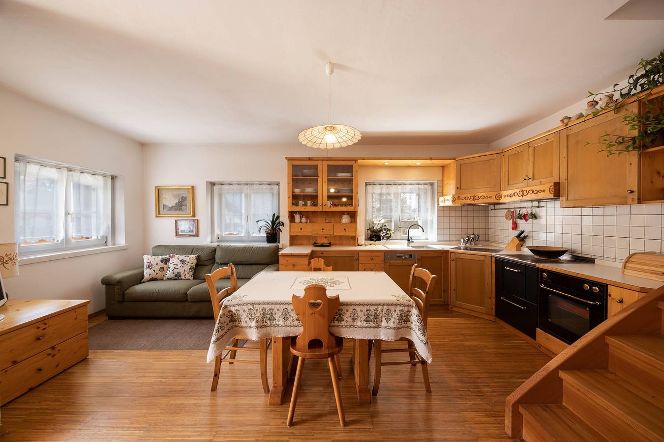 Ganze Wohnung, Ferienwohnung Ciasa Goti mit Bergblick, Wlan und Terrasse in Moena, Dolomiti Superski