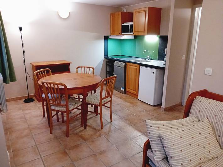 Studio pour 4 personnes, avec balcon