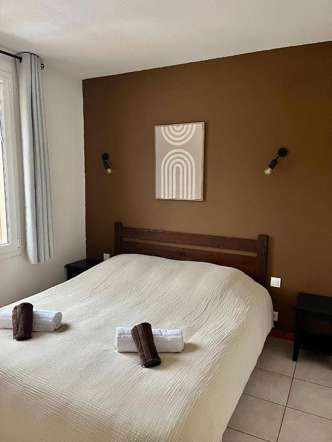 Appartement de vacances pour 6 personnes, avec Balcon et Jardin ainsi que Bassin pour enfant et Piscine