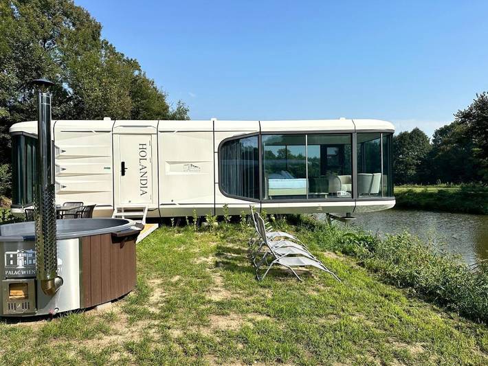Lodge für 2 Personen, mit Sauna und Garten sowie Seeblick und Ausblick, mit Haustier in Polen - 3