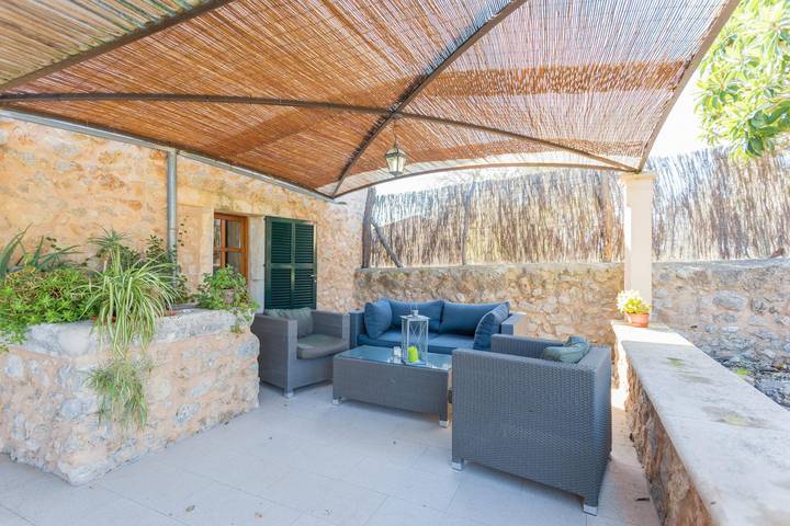 Ca'N Pou Vell - Ferienhaus mit Meerblick in Búger. Gratis WiFi. in Búger, Mallorca Inselmitte