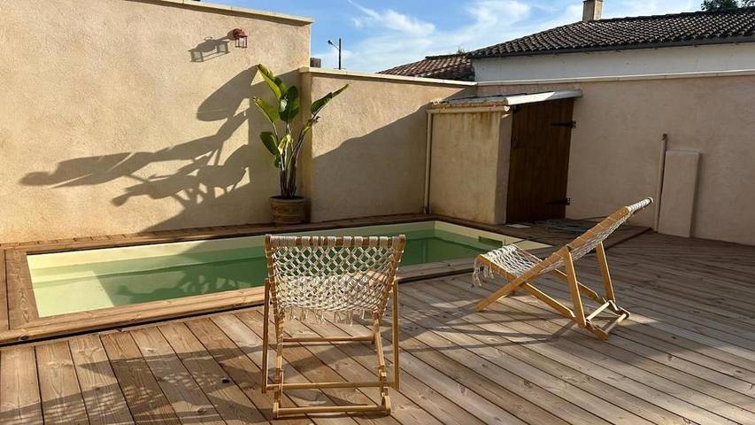 Casa de vacaciones para 4 personas, con terraza además de piscina y jardín - 1