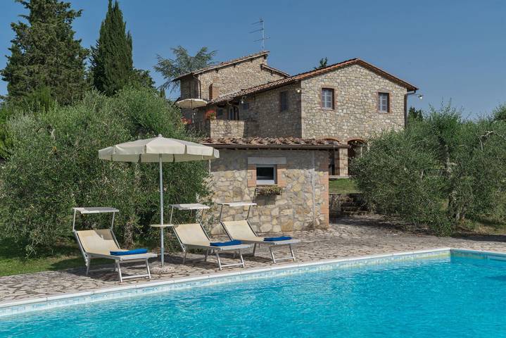 Villa per 6 persone, con terrazza a Gaiole in Chianti