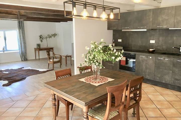 Appartement de vacances pour 4 personnes, avec Jardin