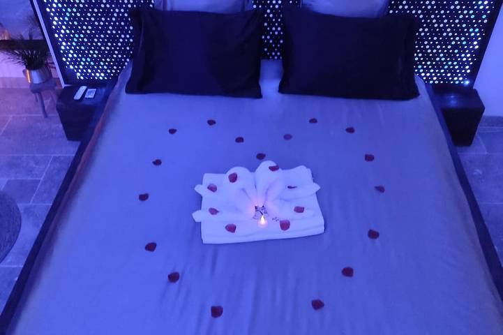 Ganze Wohnung, Hammam & balneo suite, air-conditioned, with private outdoor area in Roquevaire, Mittelmeerküste (Frankreich)