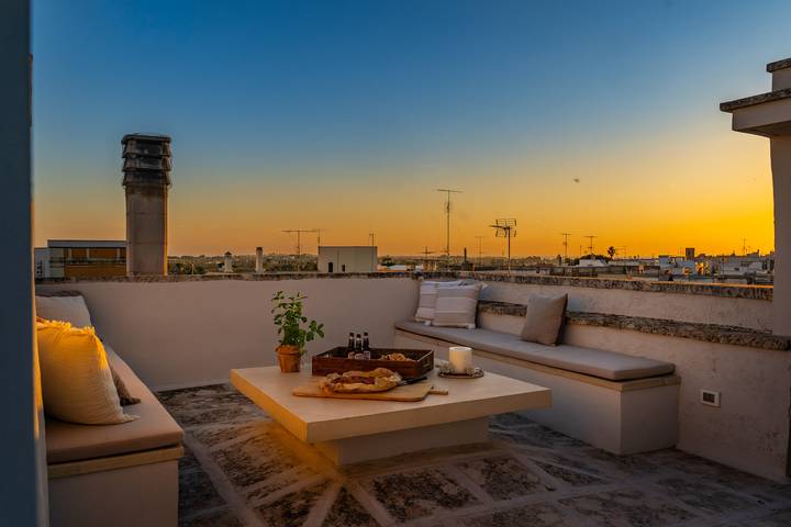 Ferienhaus für 6 Personen, mit Balkon und Terrasse sowie Ausblick
