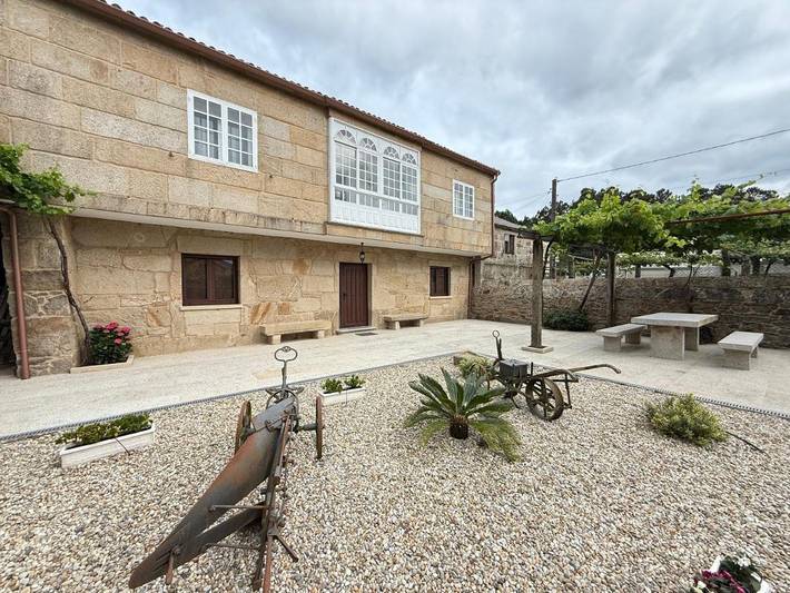 Casa rural para 7 personas, con terraza y vistas en Padrón