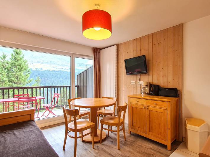 Chalet pour 4 personnes, avec balcon dans Flaine