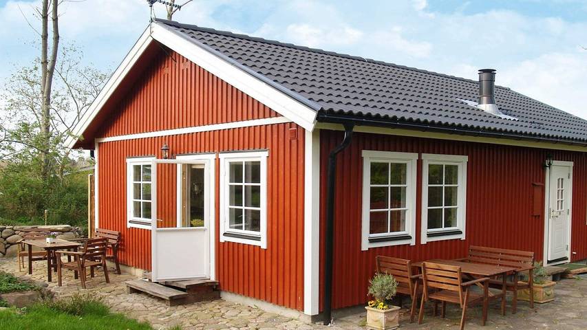 Ferieudlejning for 7 personer, med terrasse i Dronningmølle