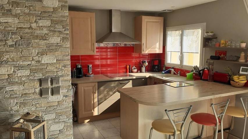 Location de vacances pour 5 personnes, avec vue et jardin à Le Loroux-Bottereau - 4